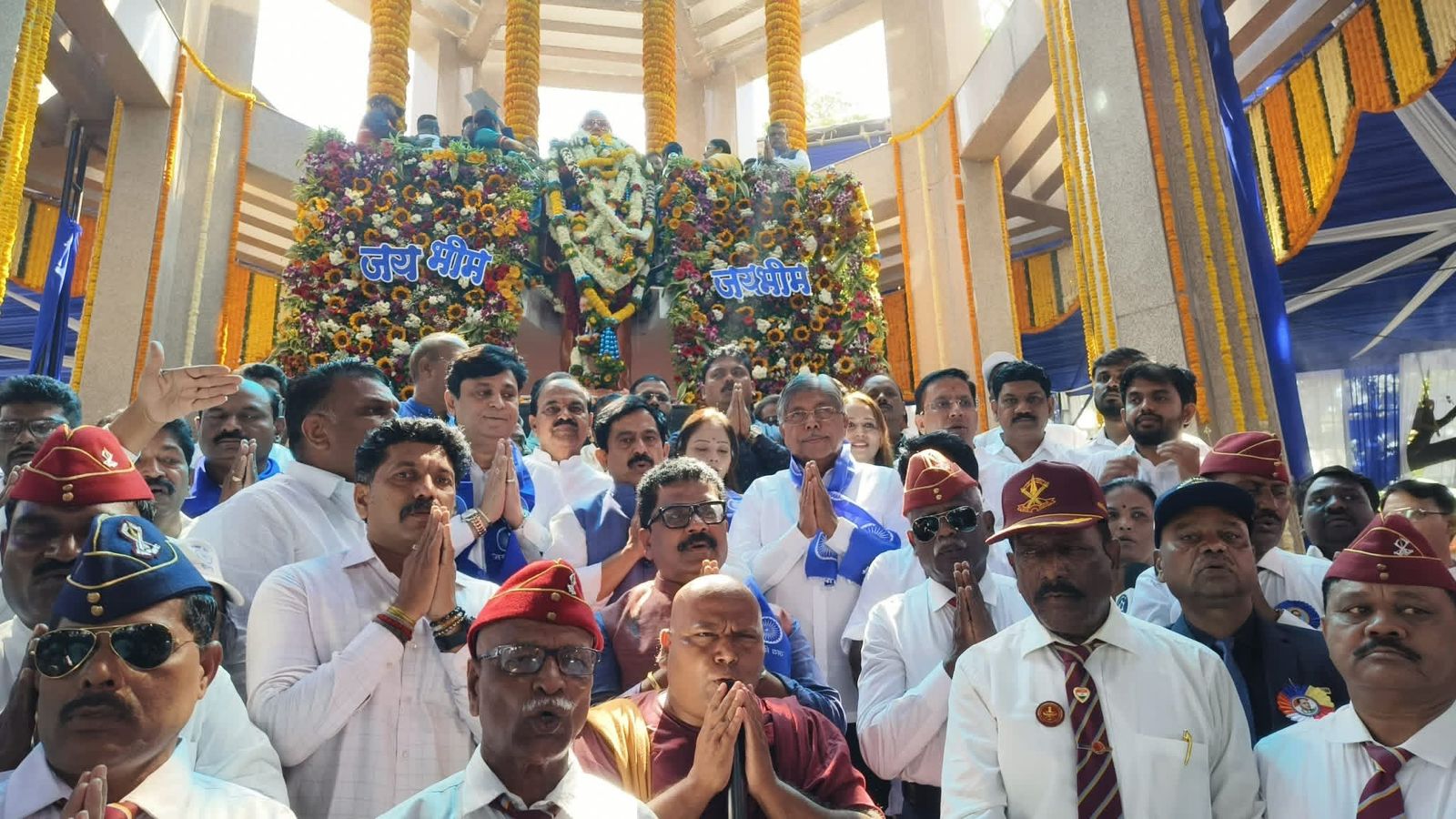 भारतरत्न डॉ. बाबासाहेब आंबेडकर जयंतीनिमित्त पुण्यात भव्य संयुक्त अभिवादन सोहळा; लोकप्रतिनिधींनी वाहिली आदरांजली