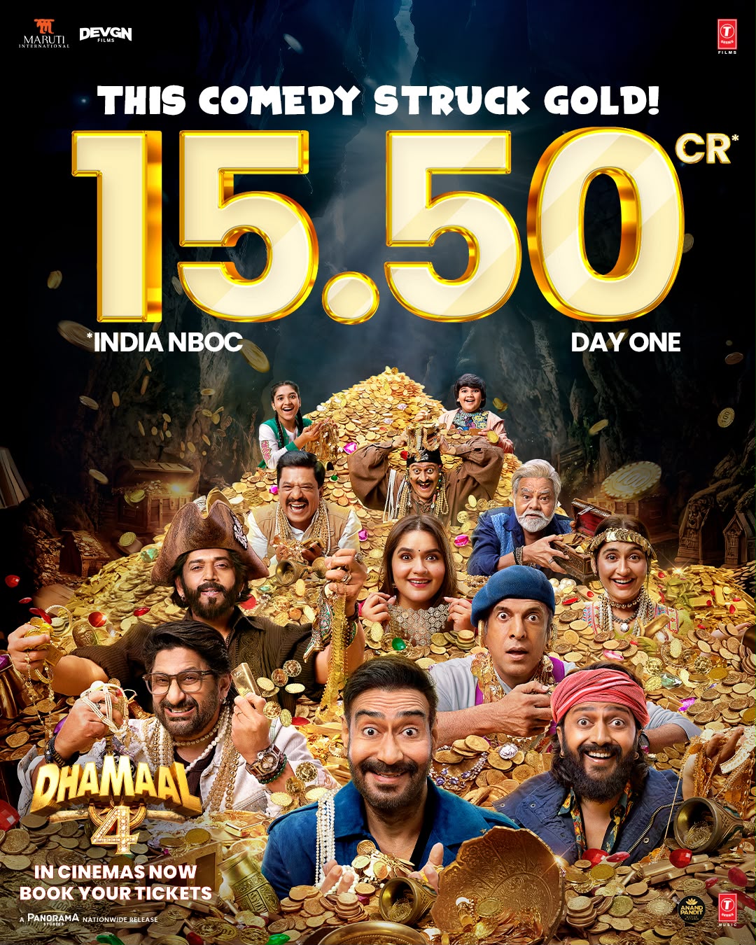 Dhamaal 4 Opens to a Strong Start at the Box Office, Mints ₹ 15.50 Crore Nett on Day 1!